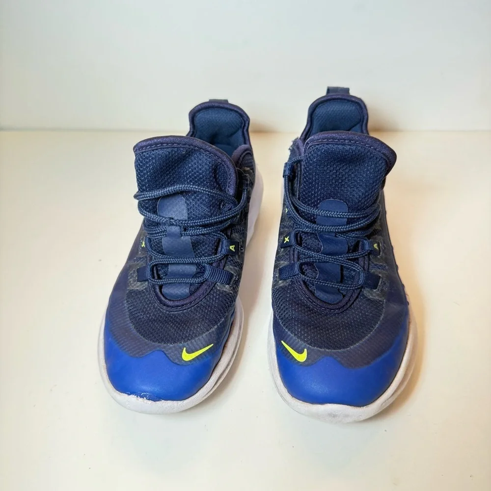 Nike Kids Navy and Yellow Sneakers